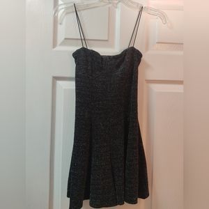 URBAN OUTFITTERS black metallic jumpsuit new NWO